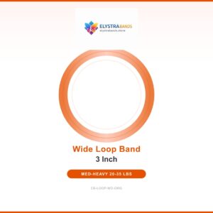 Wide Loop Resistance Band – Orange