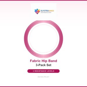 Fabric Hip Band 3-Pack – Pink/Gray/Black