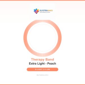 Flat Therapy Band – 5 Foot – Extra Light – Peach