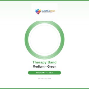 Flat Therapy Band – 5 Foot – Medium – Green