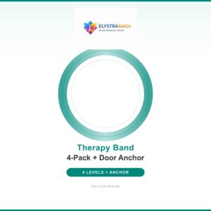 Therapy Band 4-Pack with Door Anchor